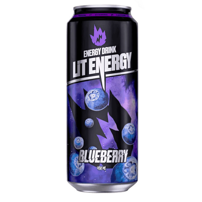 Энергетический напиток LIT ENERGY BLUEBERRY (Черника) 0,5л ж/бх24шт(126уп/пал) штуки